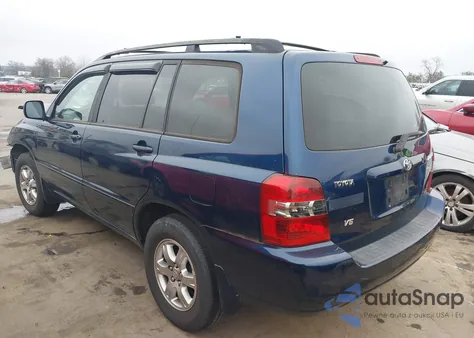 2005 Toyota Highlander V6 z USA, uszkodzony, nr VIN JTEGP21A250052701